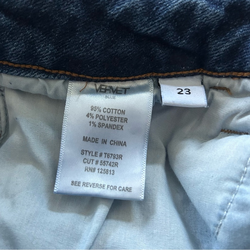 Vervet Kris Baggy Wide Leg Jean Size 23 - Picture 15 of 15